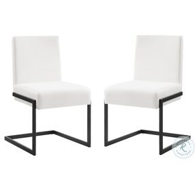 Fontana White Dining Chair Set Of 2