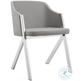Acorn Dark Gray Arm Dining Chair Set of 2