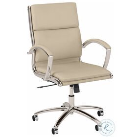 Modelo Antique White Mid Back Executive Adjustable Office Chair