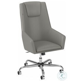 London Light Grey High Back Adjustable Box Chair