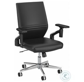 Laguna Black Mid Back Adjustable Office Chair