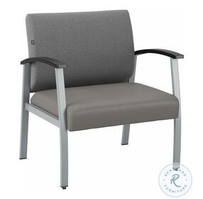 Arrive Medium Gray Bariatric Guest Chair