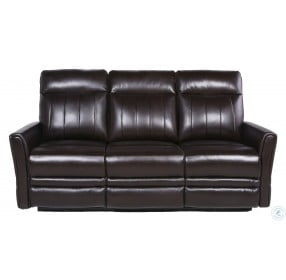 Coachella Brown Leather Power Reclining Sofa