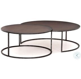 Catalina Copper Clad Nesting Coffee Table