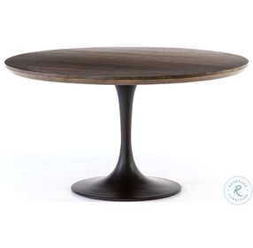 Powell English Brown Oak 55" Dining Table
