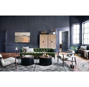 Dylan Sapphire Olive Living Room Set