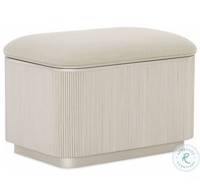 For The Love Of Matte Pearl Storage Ottoman