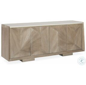 Point Of View Ash Driftwood And Sundance Gold Console Table