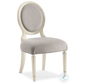 Chit Chat Soft Silver Leaf Side Chair Set Of 2