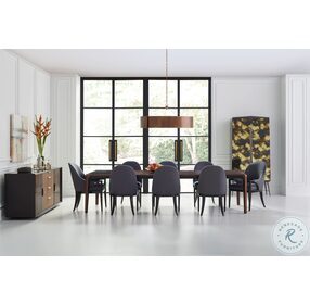 Room For More Rich Walnut And Dark Chocolate Extendable Dining Room Set
