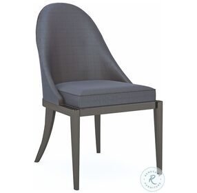 Natural Choice Lightly Textured Navy Side Chair