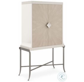 High Expectations Moonstone And Pearly White Bar Cabinet