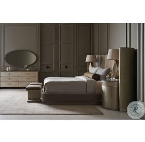 Dream Chaser Dry Martini And Cloud Panel Bedroom Set with Wings