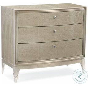 Rise And Shine Silver Maple 3 Drawer Nightstand