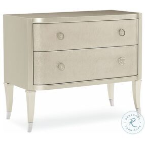 Perfect Match Soft Silver Paint 36" Nightstand