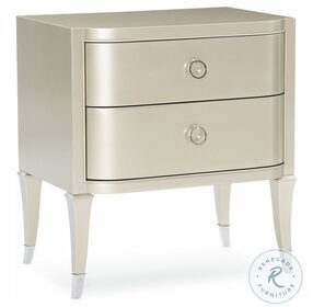 Significant Other Soft Silver Paint 26" Nightstand