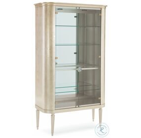Time To Reflect Soft Silver Display Cabinet