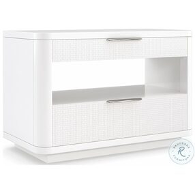 In Touch Cloud White Bedside Table