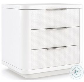 Touch Base Cloud White Nightstand