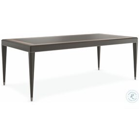 Full Score Dark Chocolate and Tigra Chocolate Extendable Dining Table