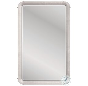 Salver Oracle Silver Leaf Mirror