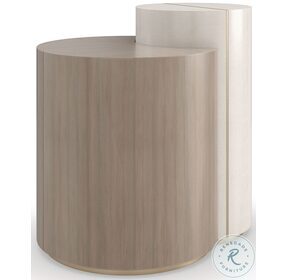 Duality Ivory Craze And Dry Martini End Table Set of 2
