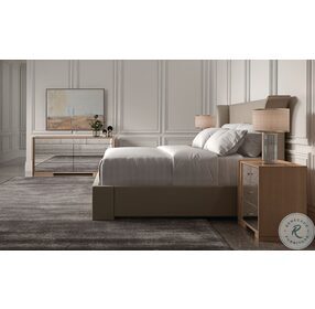 Beauty Sleep Beige Upholstered Platform Bedroom Set