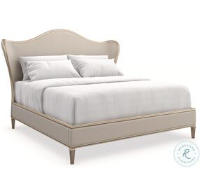 Bedtime Beauty Auric Upholstered King Platform Bed
