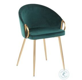 Claire Emerald Green Velvet Chair
