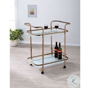 Tiana Champagne Serving Cart