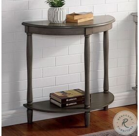 Menton Antique Gray Side Table