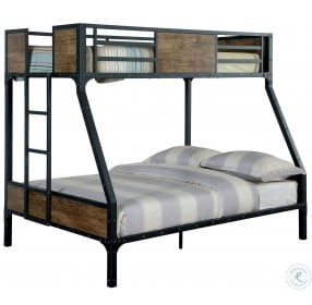 Clapton Twin Over Full Metal Bunk Bed