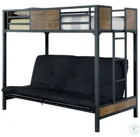 Clapton Twin Loft Bed with Futon Base