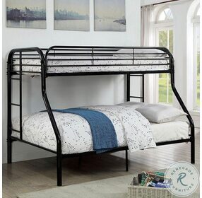 Opal Black Metal Twin Over Full Bunk Bed