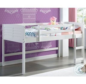 Abigail White Twin Loft Bed