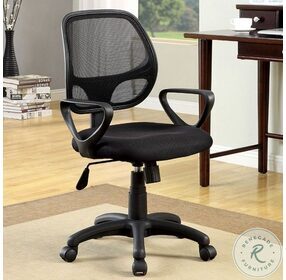 Sherman Black Adjustable Height Office Chair