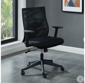 Orli Black Short Back Office Chair