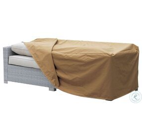 Boyle Light Brown Dust Small Outdoor Sofa Cover