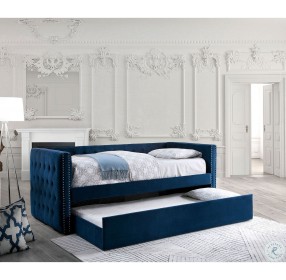 Susanna Navy Twin Daybed with Trundle