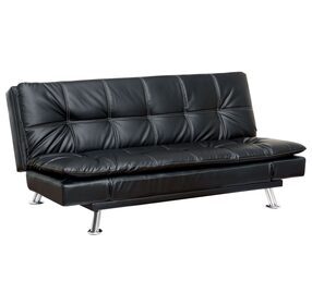 Hauser II Black Futon Sofa