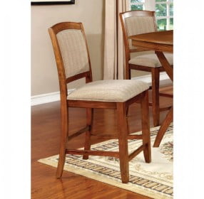 Redding II Oak Counter Height Chair