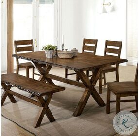 Woodworth Distressed Wood Dining Table