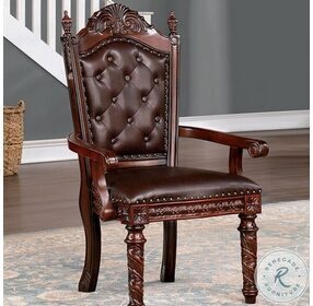 Canyonville Dark Brown Arm Chair Set Of 2