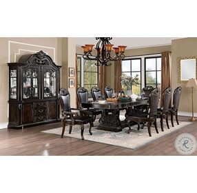 Lombardy Walnut Extendable Dining Room Set