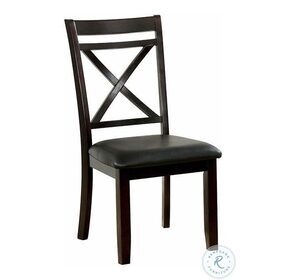 Jolie Espresso Side Chair Set Of 2