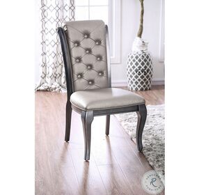 Amina Gray Side Chair Set Of 2