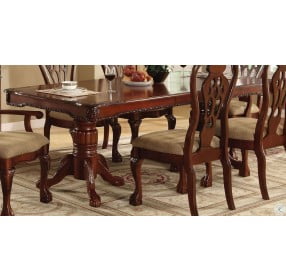 George Town Rectangular Double Pedestal Extendable Dining Table