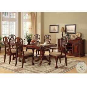 George Town Rectangular Double Pedestal Extendable Dining Room Set