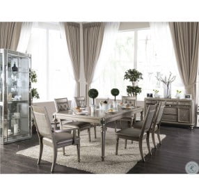 Xandra Champagne Extendable Dining Room Set