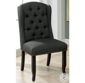 Sania Dark Gray Counter Height Chair Set Of 2